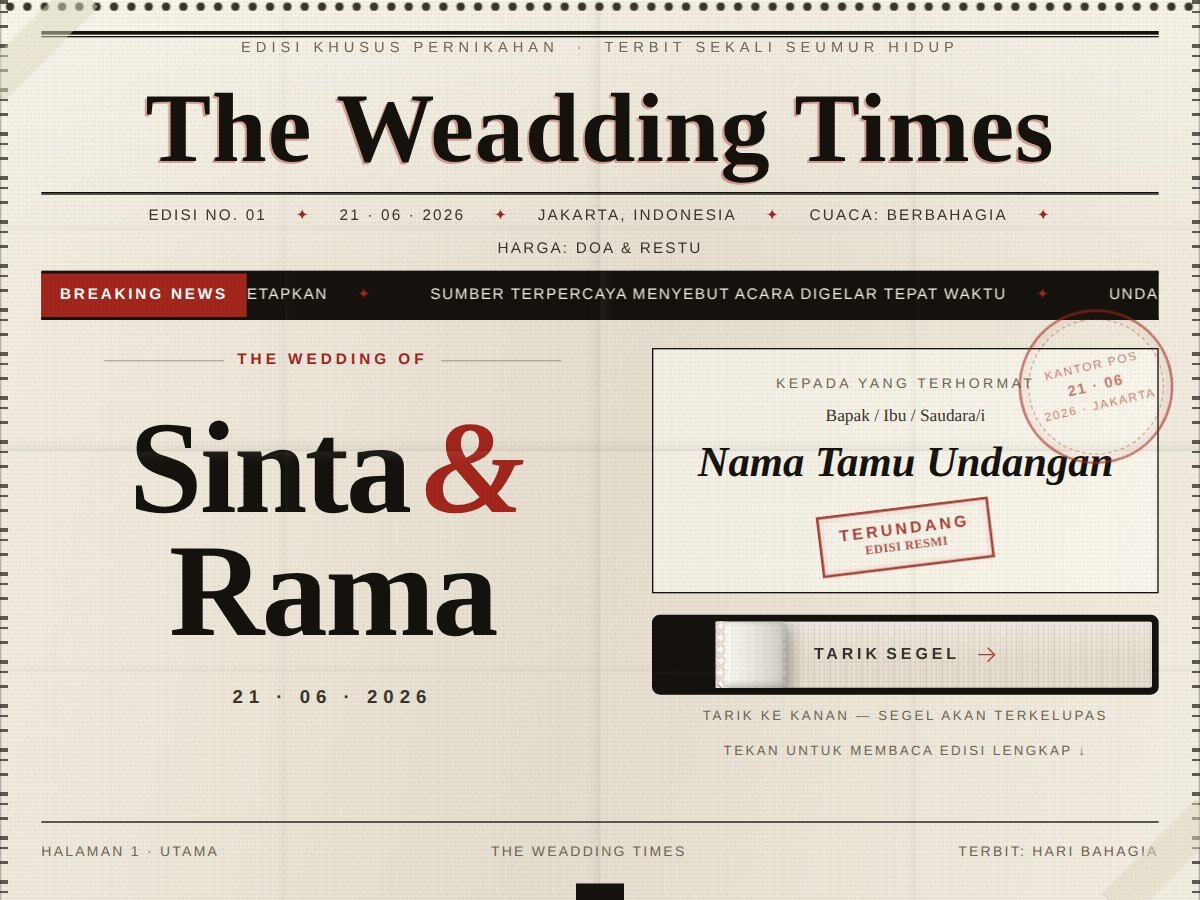 Tema The Weadding Times